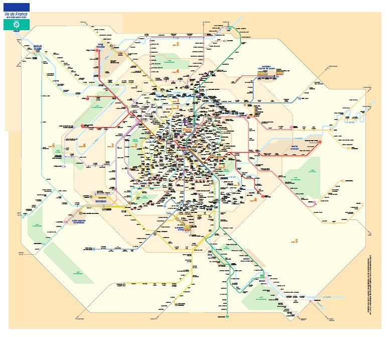 carte rer ile de france carte 2018