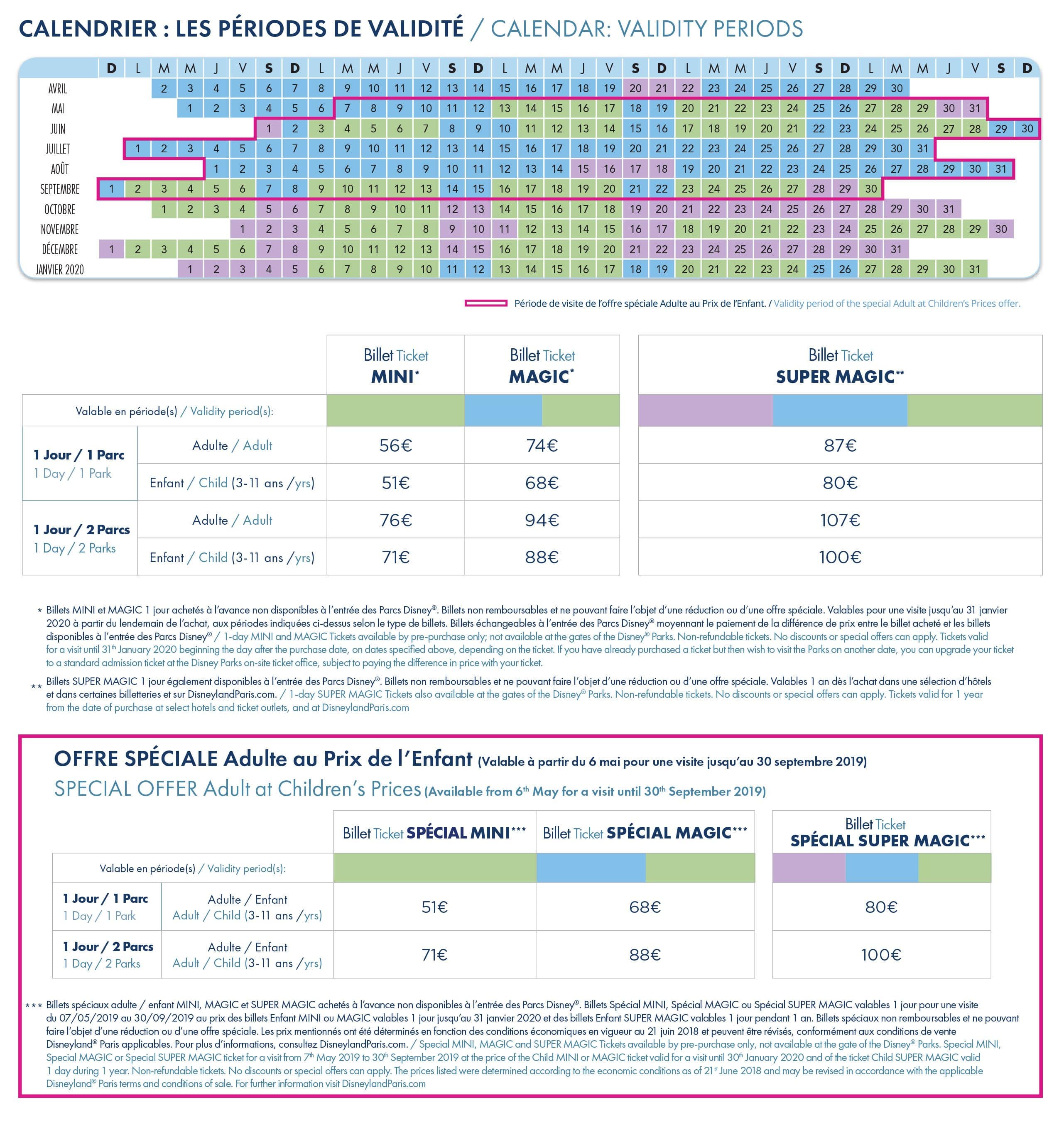 Billets Disneyland Paris pas chers les prix, bons plans et promotions
