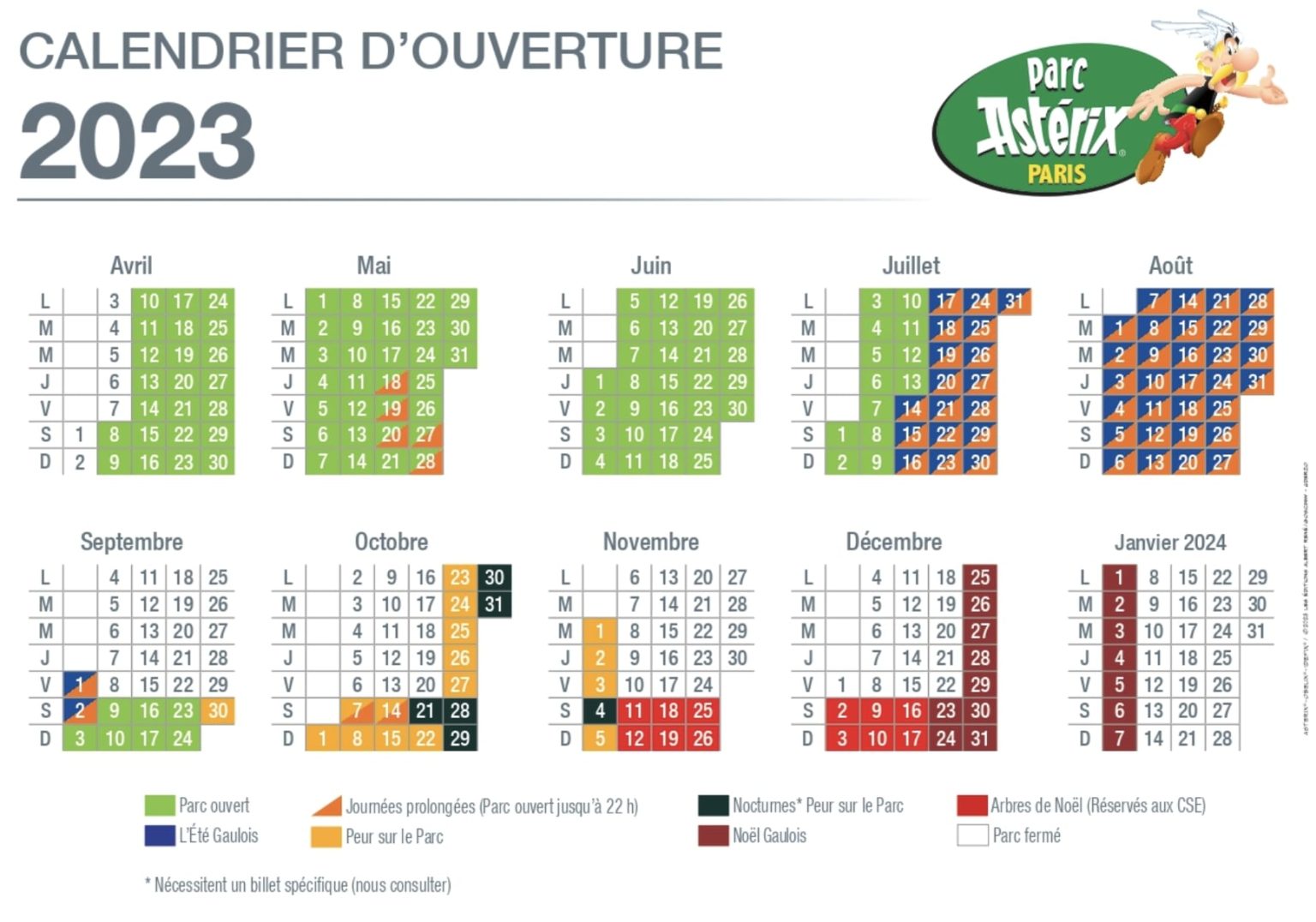 Parc Astérix: Prêt pour une année festive
