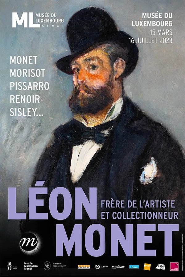 Affiche de l'exposition Léon Monet au Musée du Luxembourg